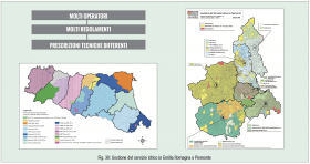 Fig. 30: Gestione del servizio idrico in Emilia Romagna e Piemonte