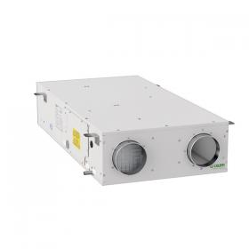 Unità di ventilazione meccanica orizzontale a controsoffitto con recuperatore di calore in polistirene ad alta efficienza - Qmax 150 m3/h